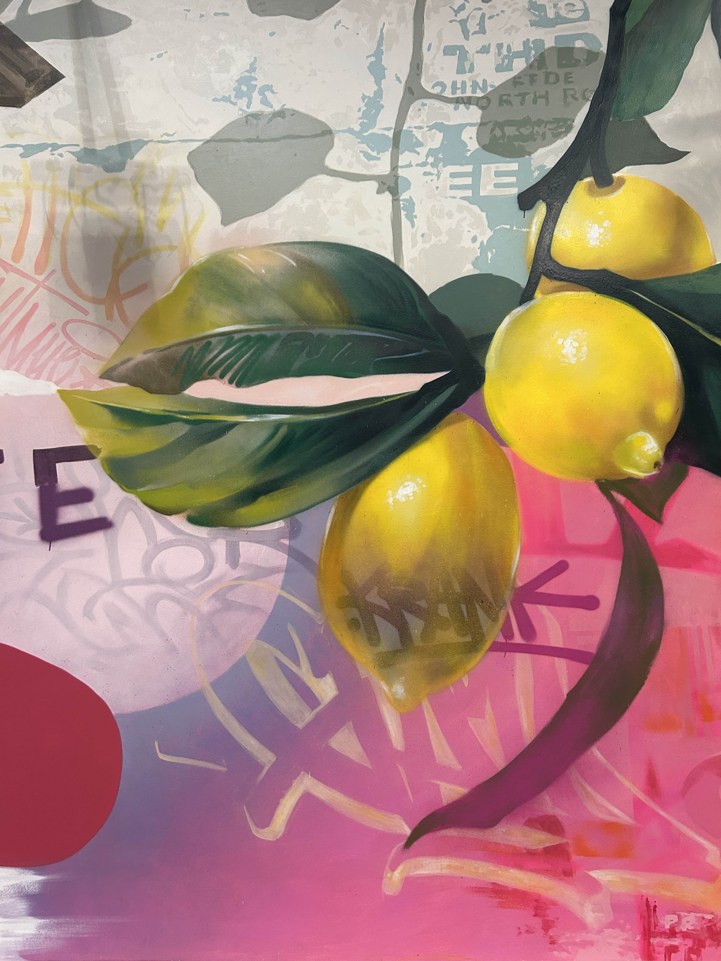 Lemons mural detail