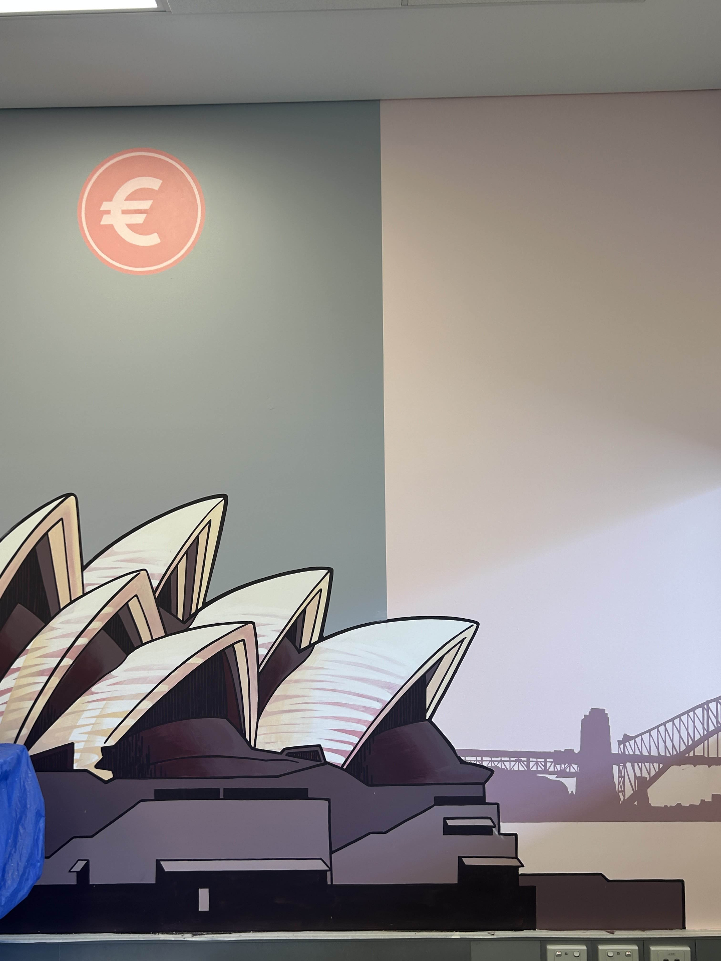 Bloomberg Economics Lab, Sydney Opera House and harbour detail