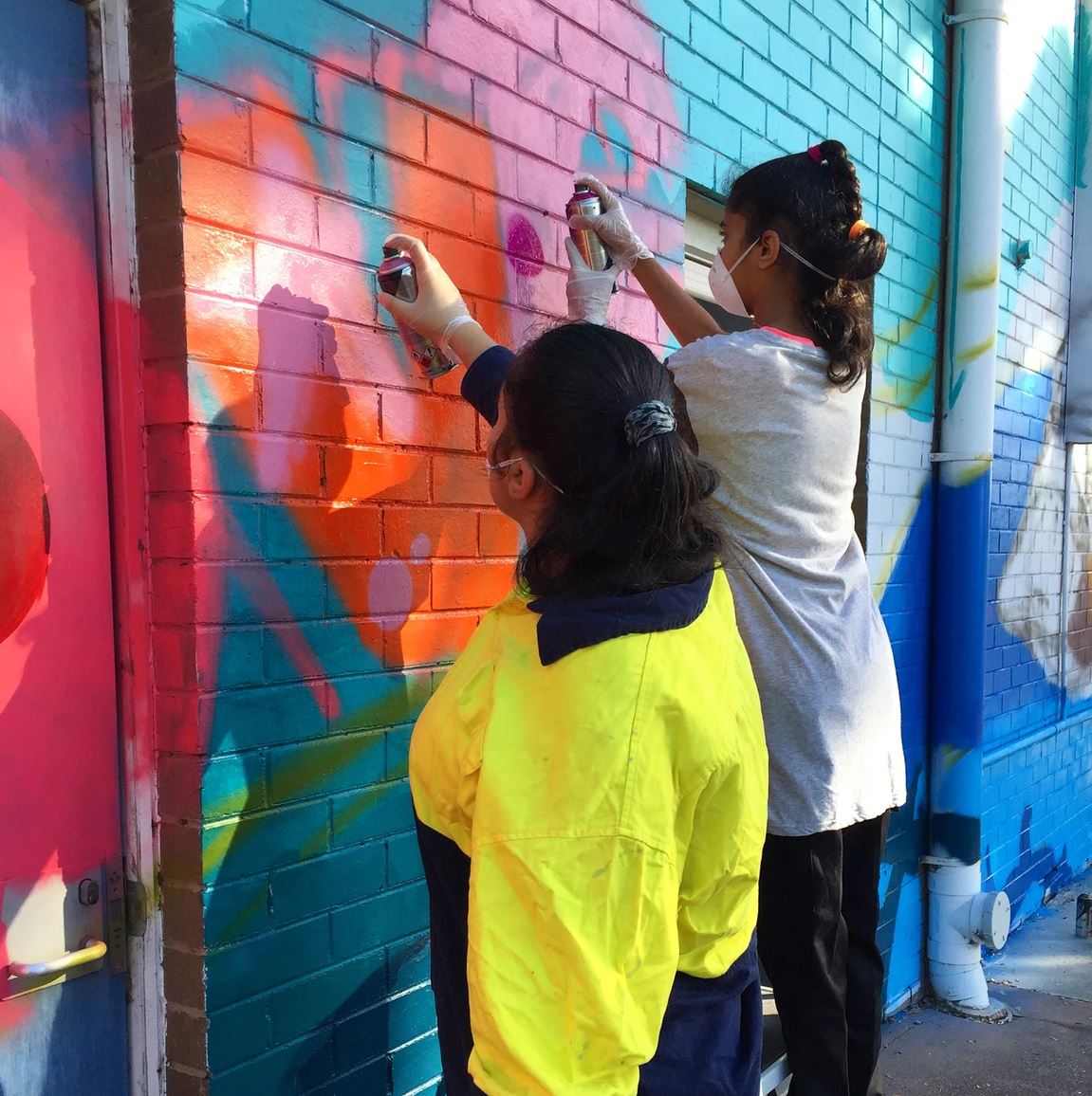 Schools Program mural project by Gradient